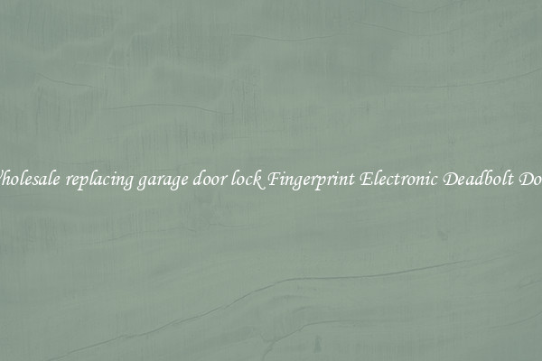 Wholesale replacing garage door lock Fingerprint Electronic Deadbolt Door 