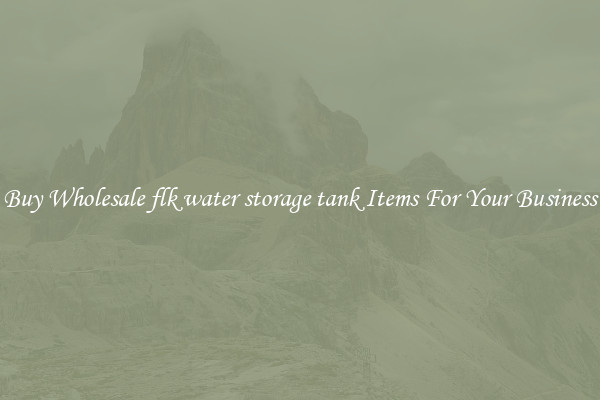 Buy Wholesale flk water storage tank Items For Your Business