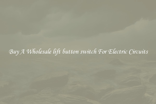 Buy A Wholesale lift button switch For Electric Circuits