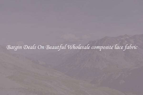 Bargin Deals On Beautful Wholesale composite lace fabric