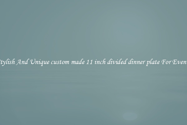 Stylish And Unique custom made 11 inch divided dinner plate For Events
