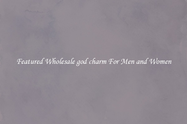 Featured Wholesale god charm For Men and Women